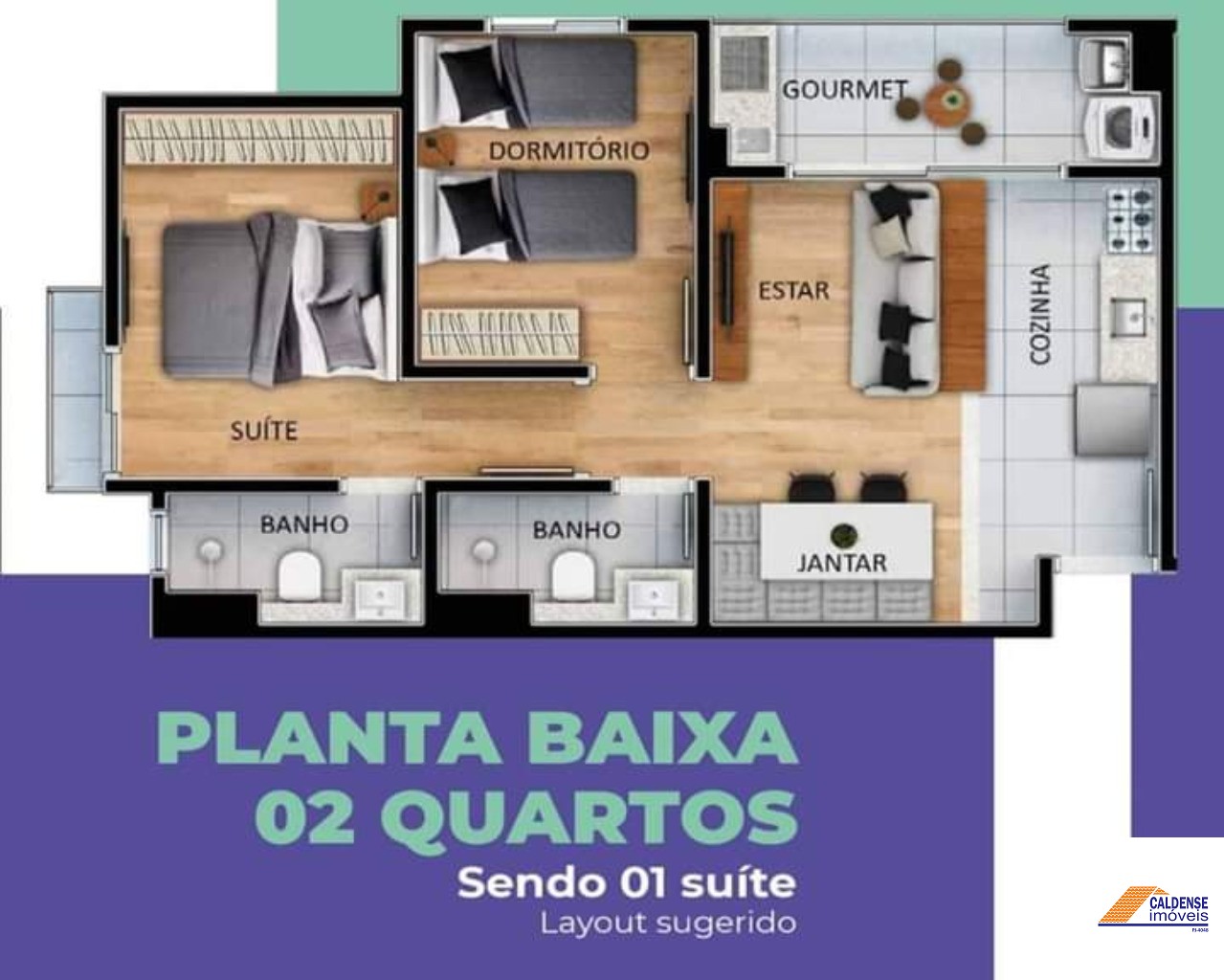 Apartamento, 2 quartos, 55 m² - Foto 9