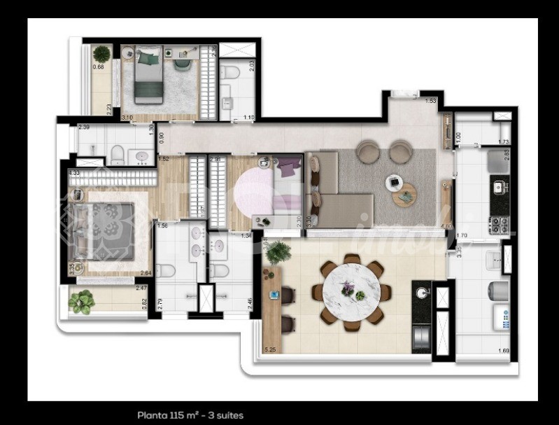 Apartamento, 3 quartos, 115 m² - Foto 29