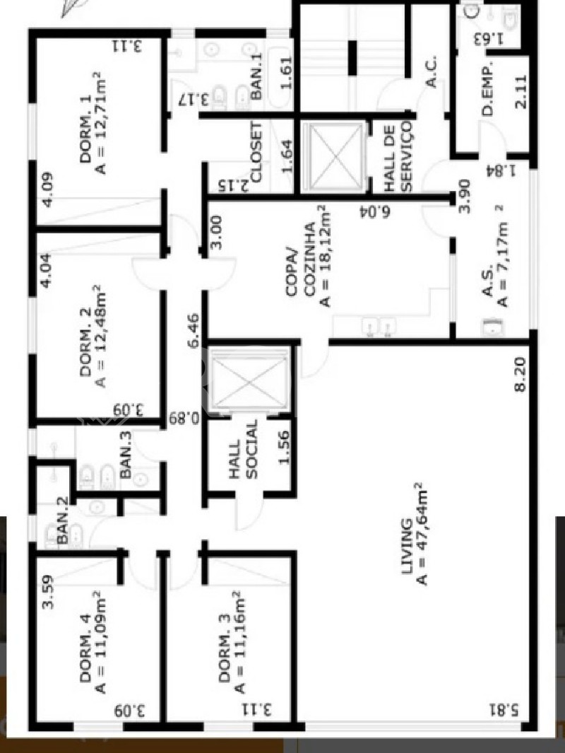 Apartamento, 4 quartos, 180 m² - Foto 20
