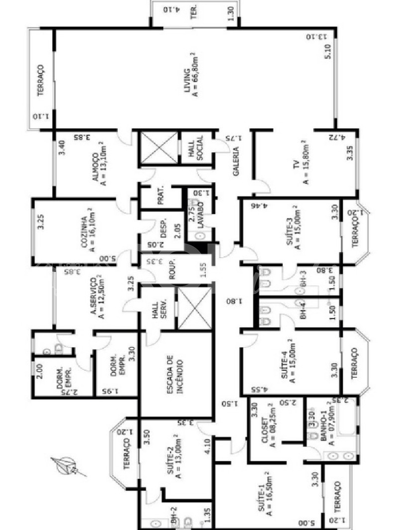 Cobertura, 6 quartos, 647 m² - Foto 35