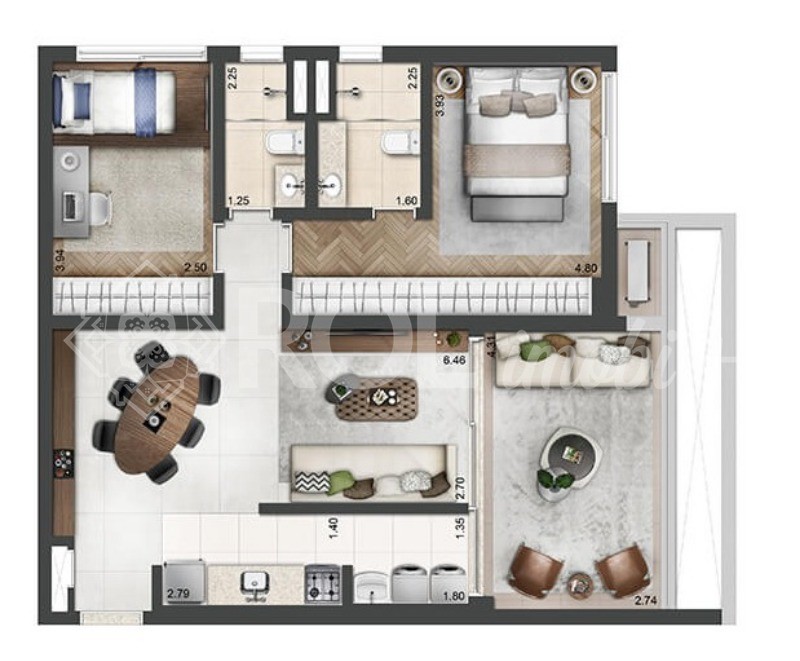 Apartamento, 2 quartos, 86 m² - Foto 16