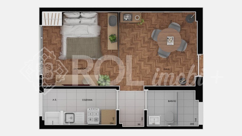 Apartamento, 1 quarto, 32 m² - Foto 9