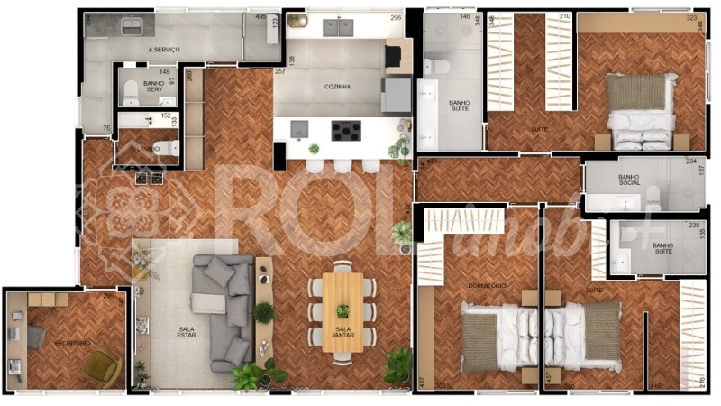Apartamento, 3 quartos, 158 m² - Foto 35