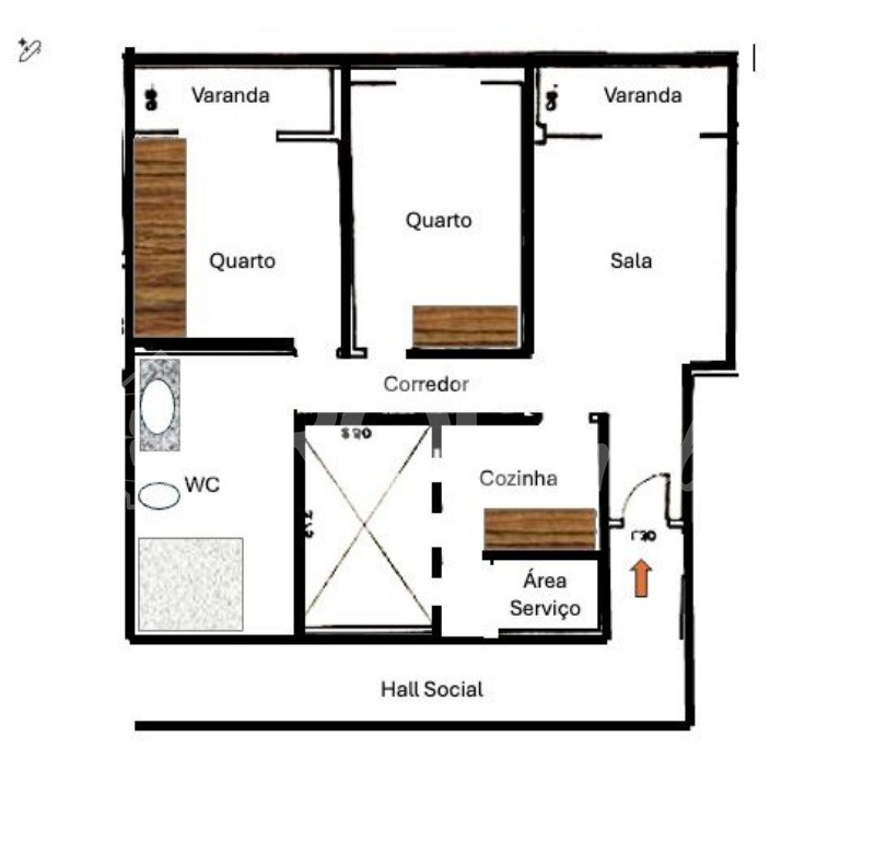 Apartamento, 2 quartos, 80 m² - Foto 15