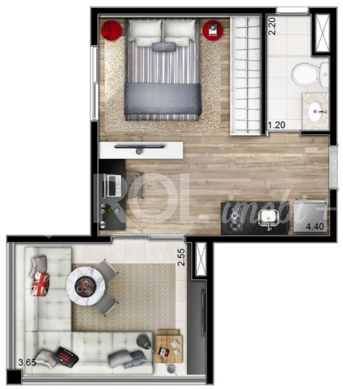 Apartamento, 1 quarto, 32 m² - Foto 17