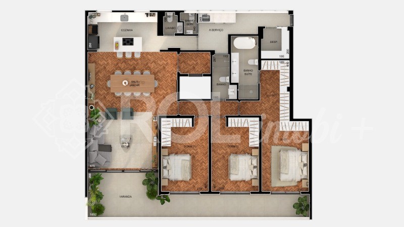 Apartamento, 3 quartos, 202 m² - Foto 47