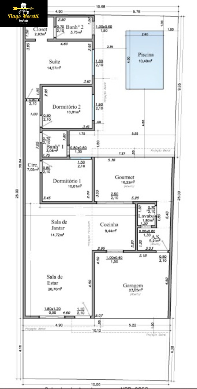 Casa de Condomínio, 3 quartos - Foto 2