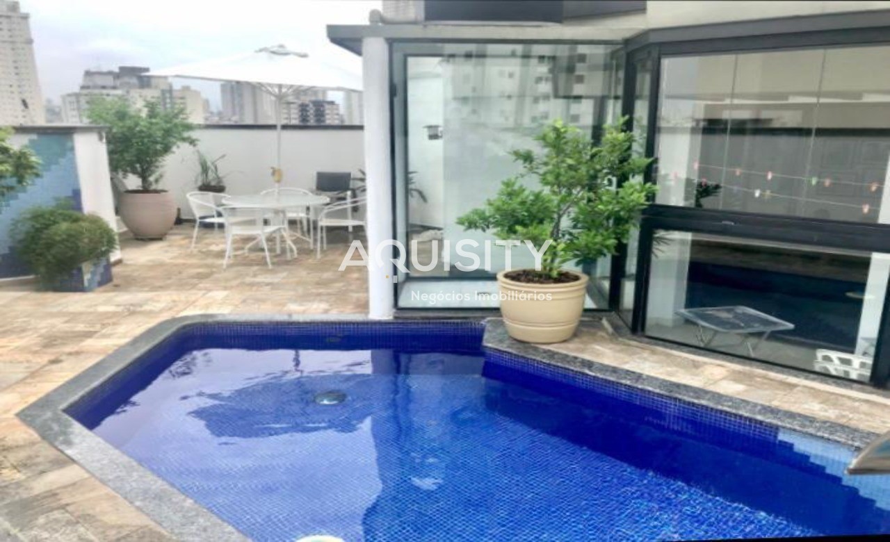 Cobertura à venda 210m² Vila Regente Feijó 3 dormitórios 1 suíte 3 banheiros 3 vagas com depósito Piscina Churrasqueira Forno Pizza Lazer Completo