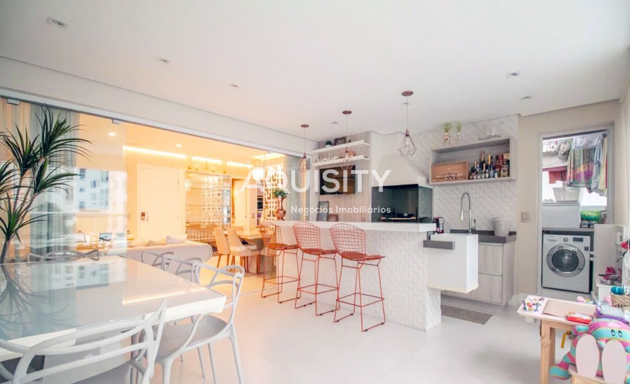 Apartamento à venda na Mooca 116mt2, 3 dormitórios 3 suítes 4 banheiros Sala ampla Cozinha Americana Varanda Gourmet 2 vagas Lazer Completo Armários