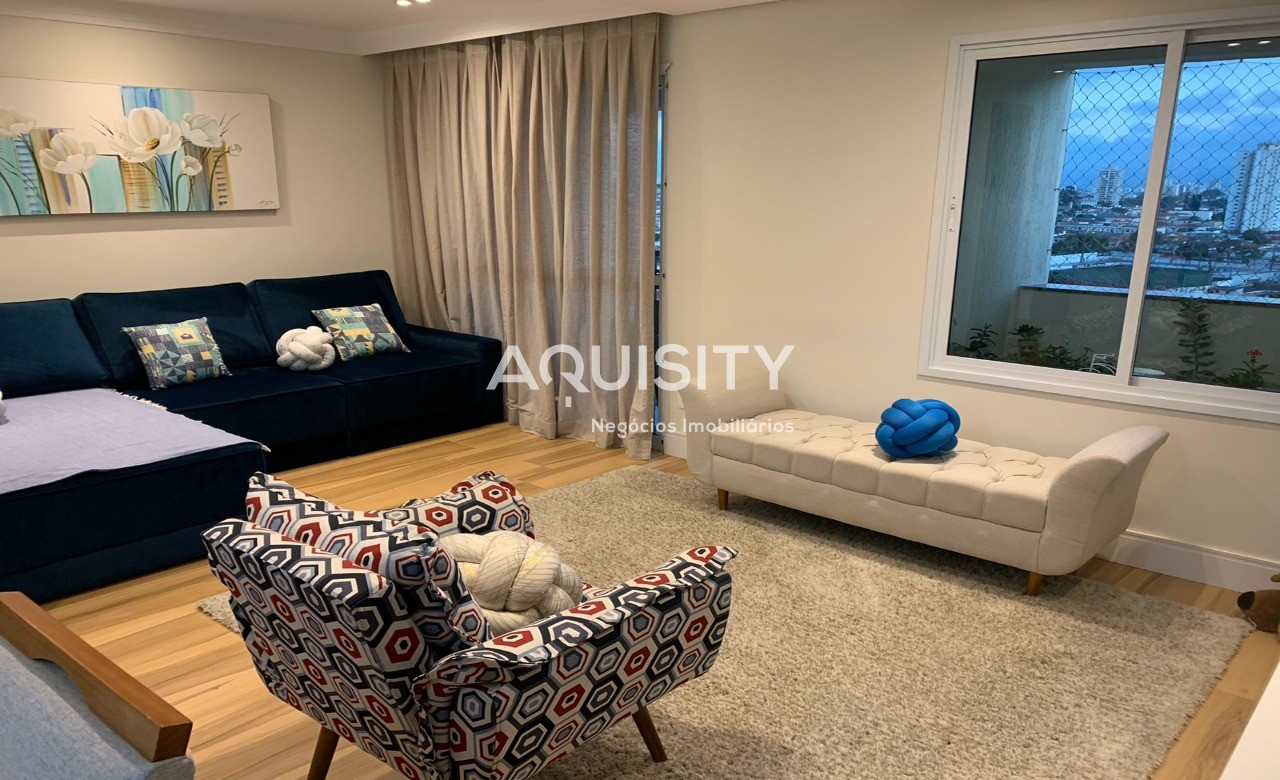 Apartamento Cobertura à venda 150m² Vila Regente Feijó 3 dormitórios 1 suíte Lavabo Sala Varanda Gourmet Jacuzzi 3 vagas Cozinha Americana com Móveis