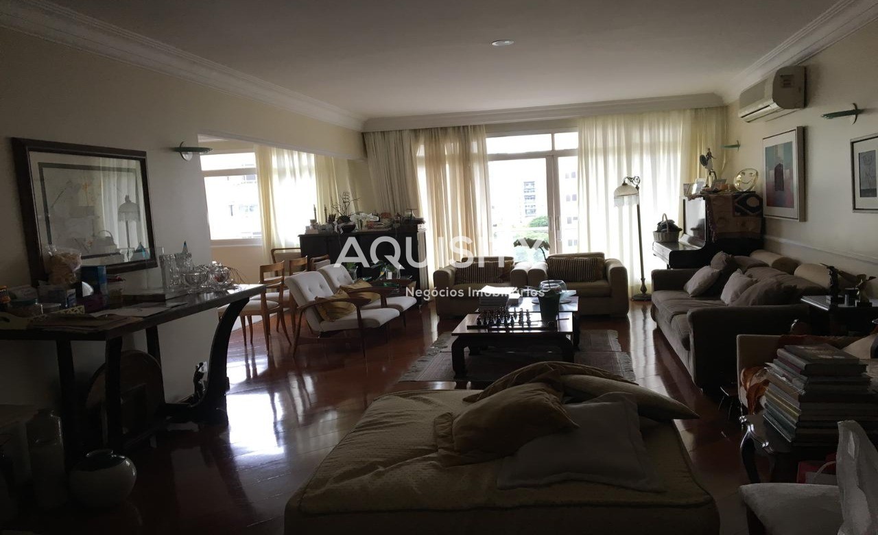 Apartamento Cobertura à venda 390m² Higienópolis 4 dormitórios 1 suíte Sala 2 ambientes 3 vagas Lavabo Varanda Churrasqueira Piscina Deck Sem Lazer