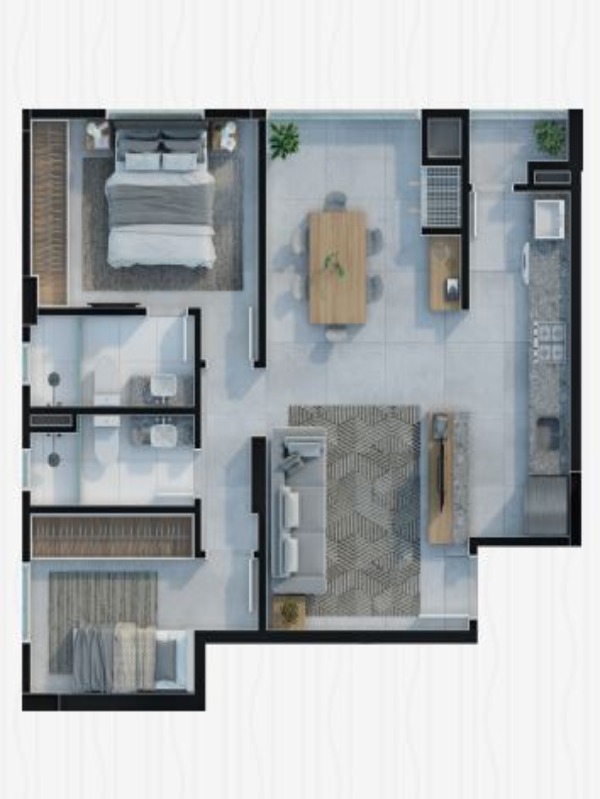 Apartamento, 2 quartos, 63 m² - Foto 12