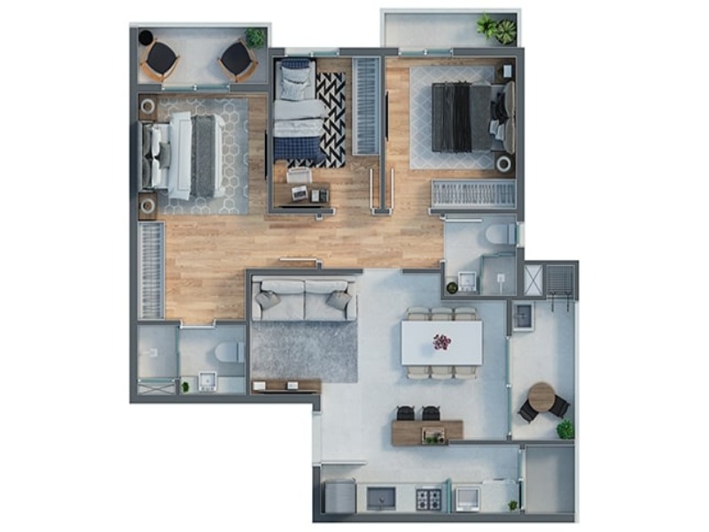 Apartamento, 3 quartos, 86 m² - Foto 14