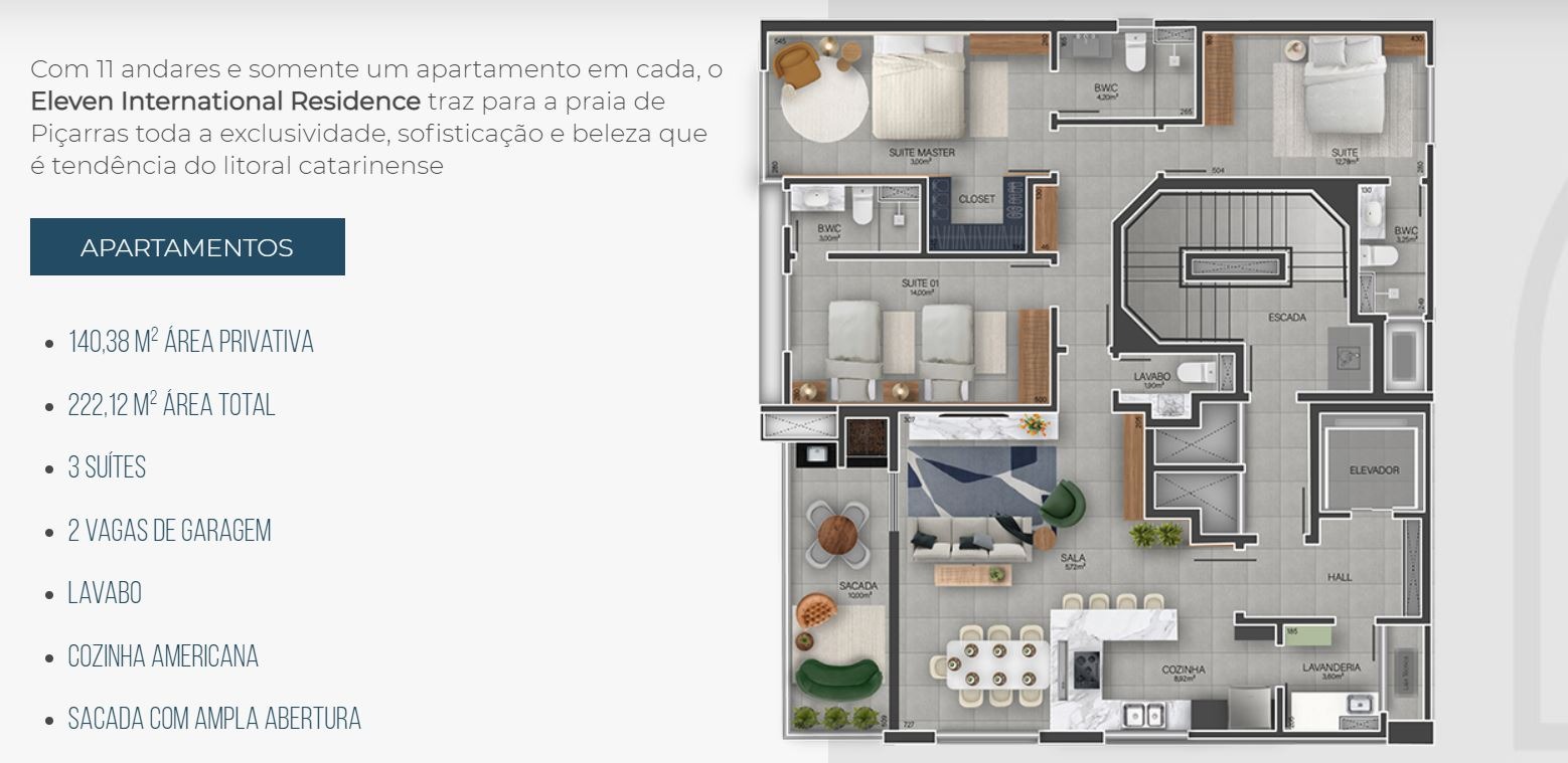 Apartamento, 3 quartos, 140 m² - Foto 10