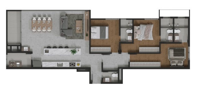 Apartamento, 3 quartos, 127 m² - Foto 15