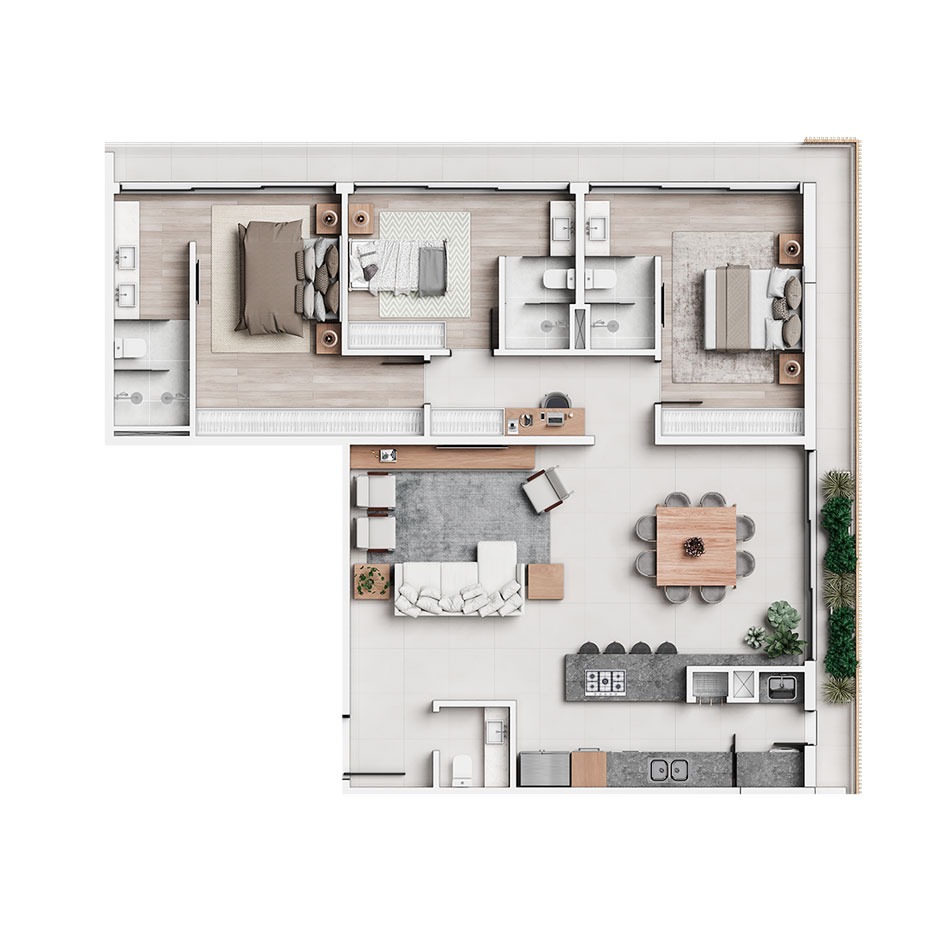 Apartamento, 3 quartos, 162 m² - Foto 15