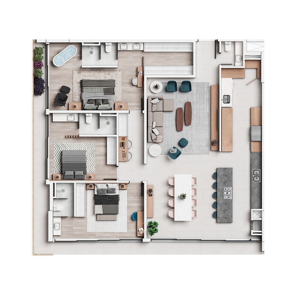 Apartamento, 3 quartos, 207 m² - Foto 15