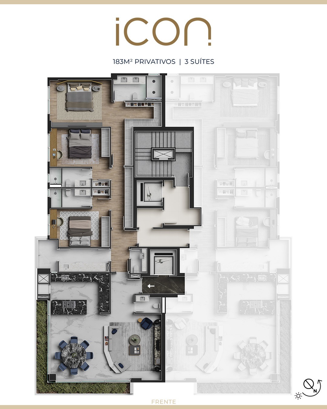 Apartamento, 3 quartos, 182 m² - Foto 15