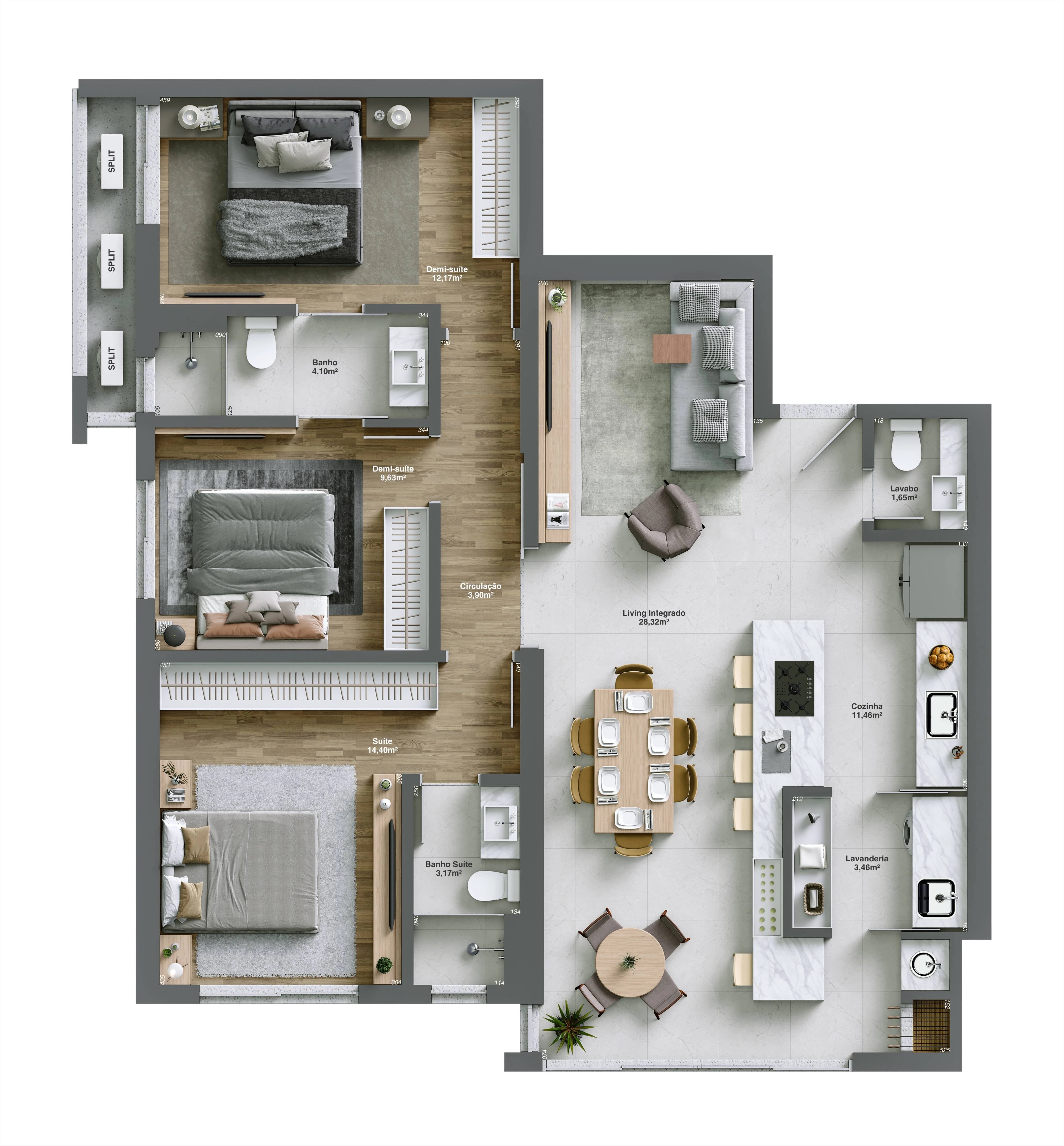 Apartamento, 3 quartos, 116 m² - Foto 22