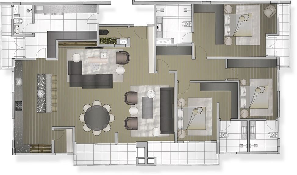 Apartamento, 3 quartos, 216 m² - Foto 35