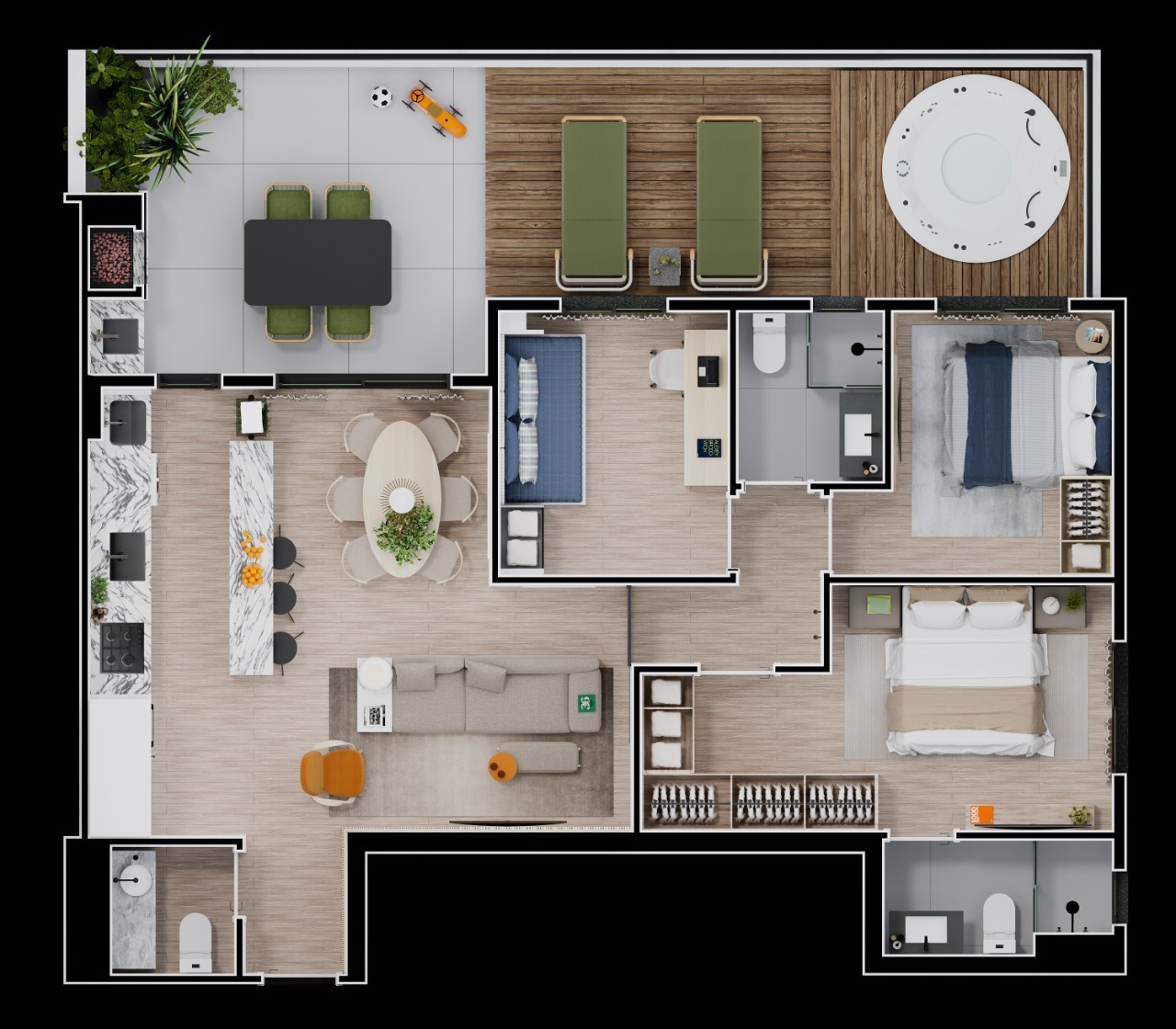 Apartamento, 3 quartos, 127 m² - Foto 24