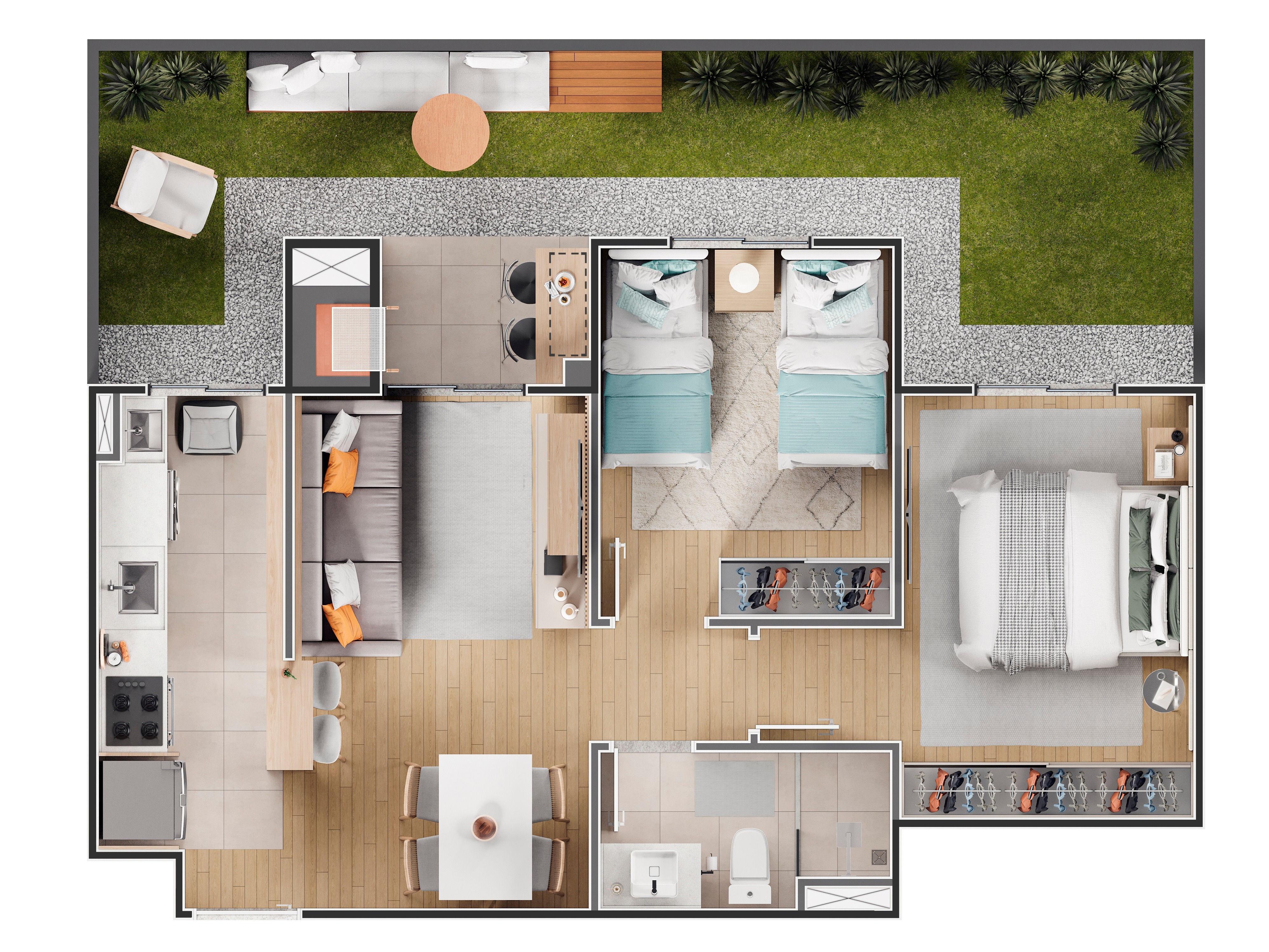 Apartamento, 2 quartos, 69 m² - Foto 19