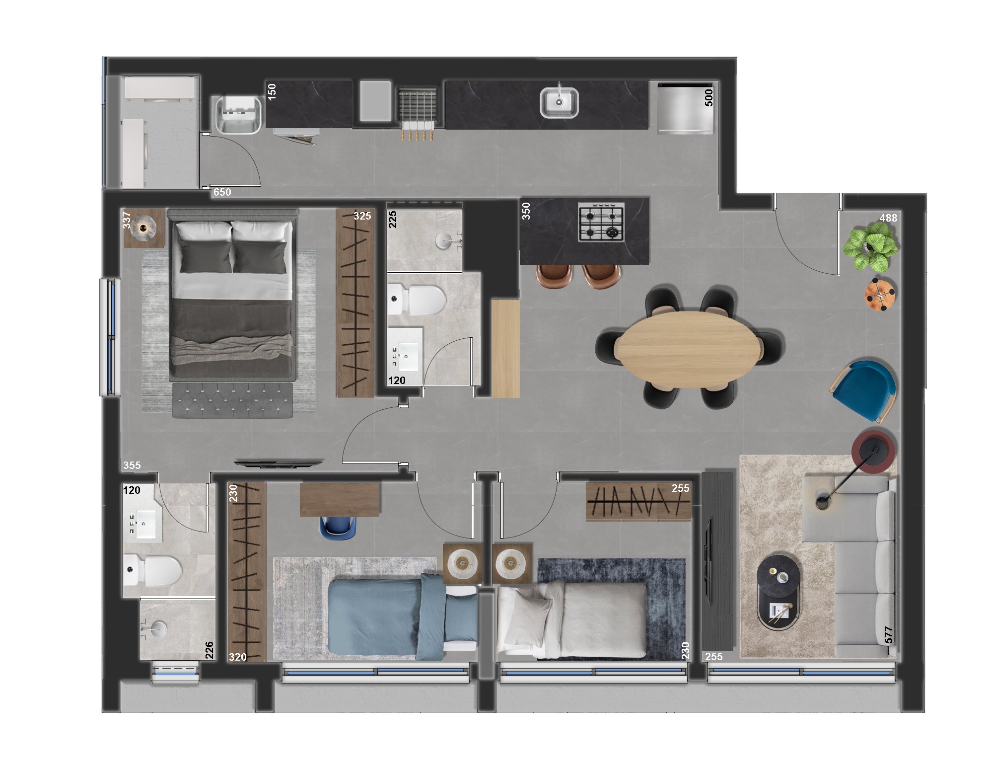 Cobertura, 3 quartos, 114 m² - Foto 18