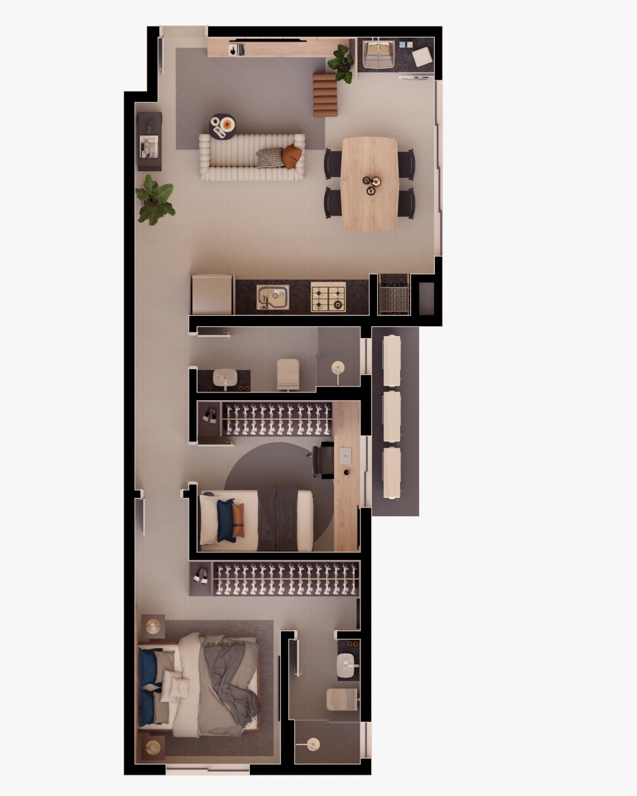 Apartamento, 2 quartos, 57 m² - Foto 8