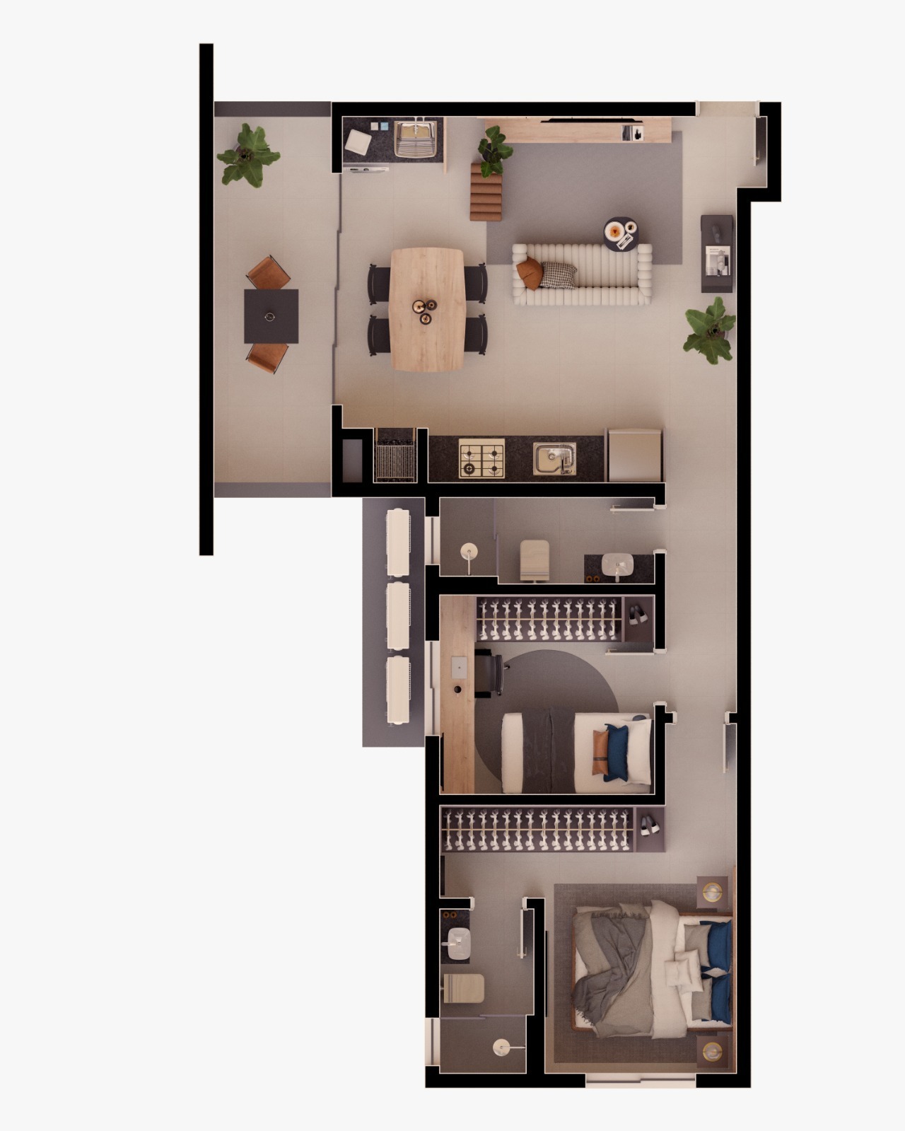 Apartamento, 2 quartos, 66 m² - Foto 8