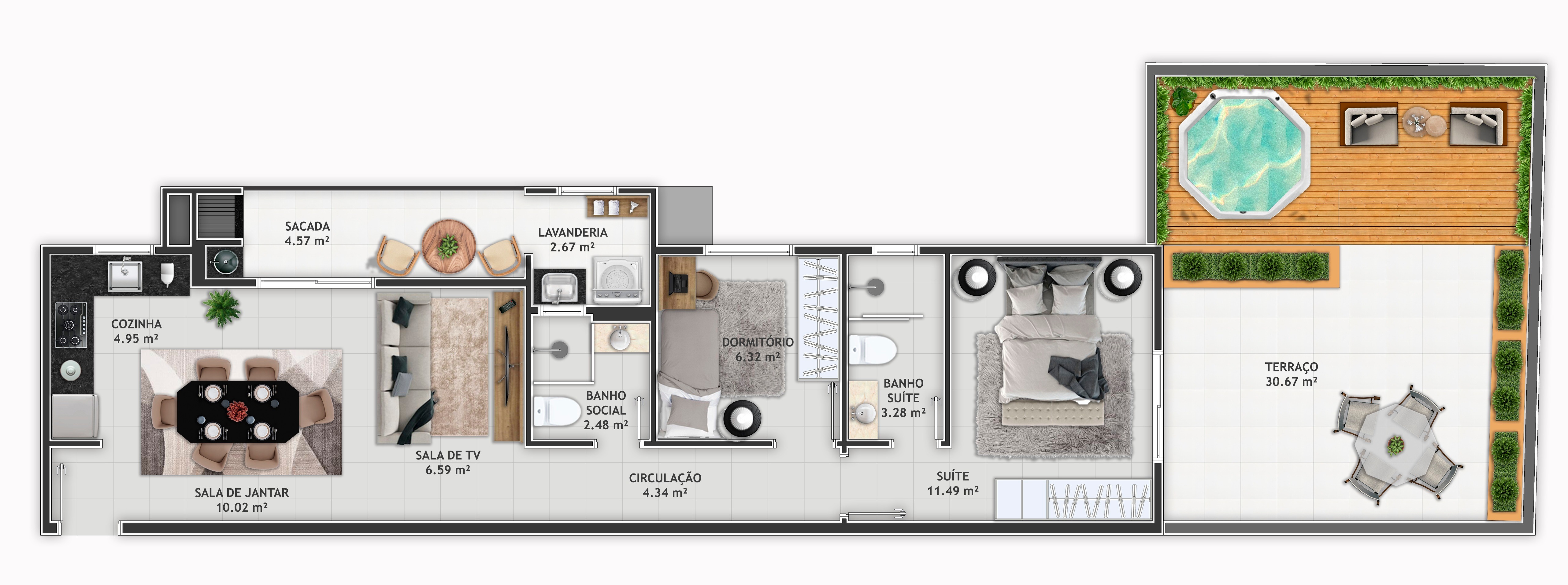 Apartamento, 2 quartos, 100 m² - Foto 27