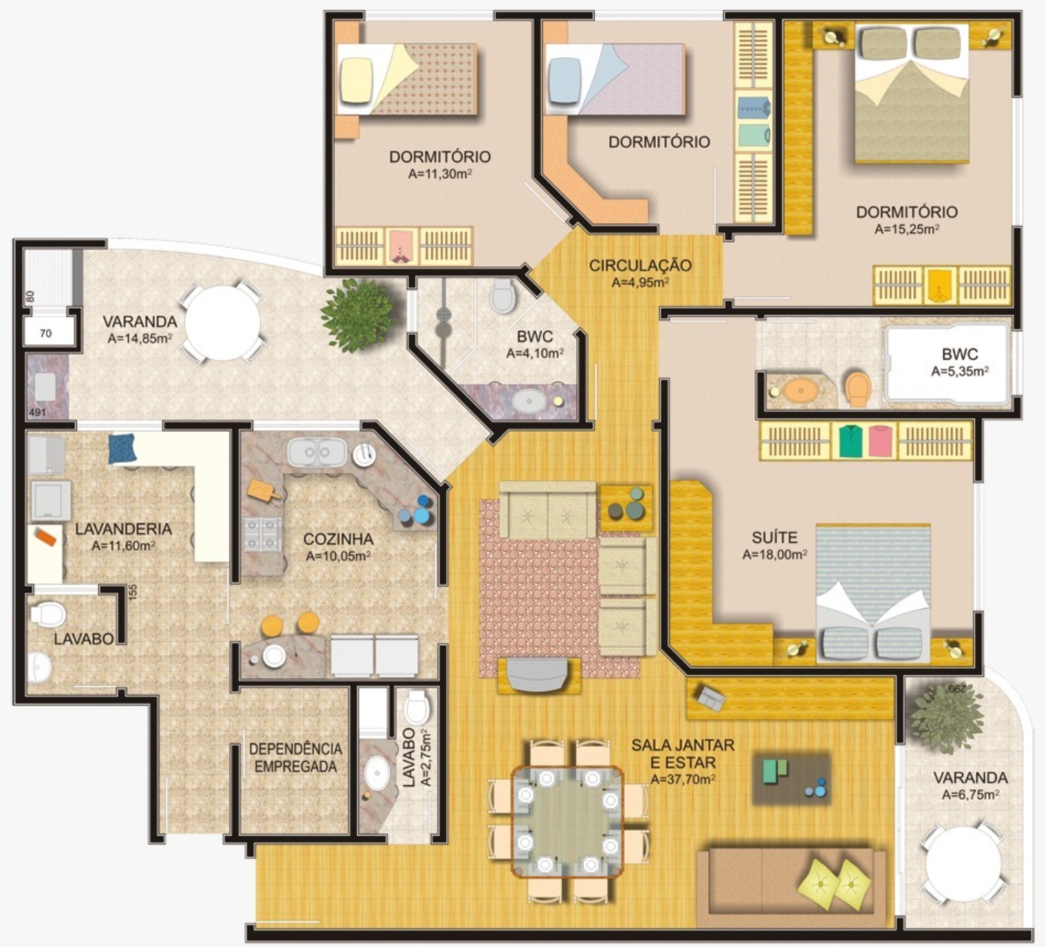 Apartamento, 4 quartos, 165 m² - Foto 12