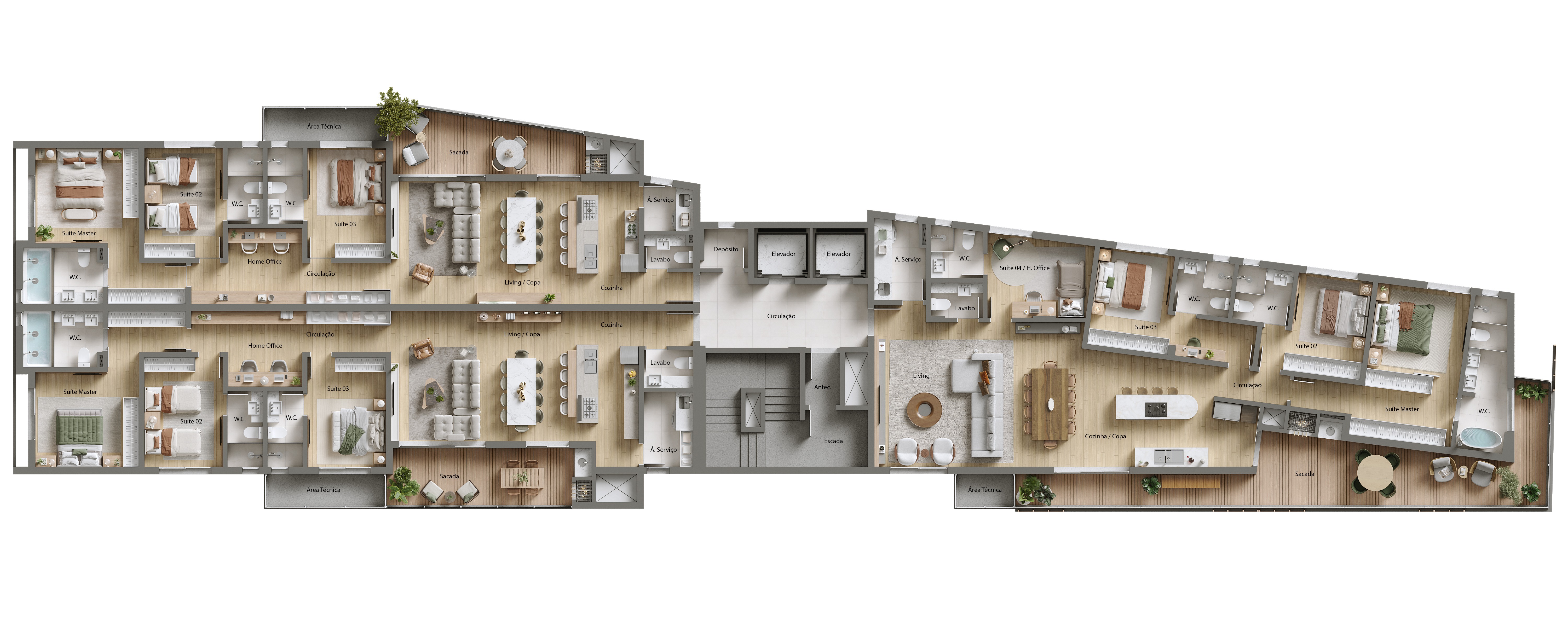 Apartamento, 4 quartos, 197 m² - Foto 3