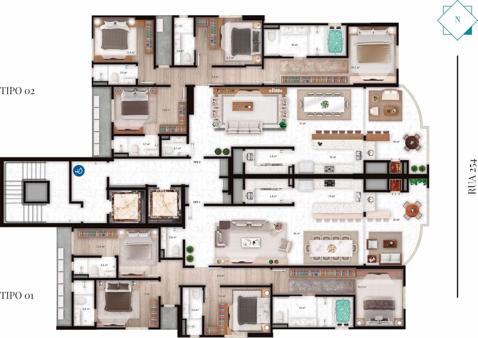 Apartamento, 4 quartos, 185 m² - Foto 4