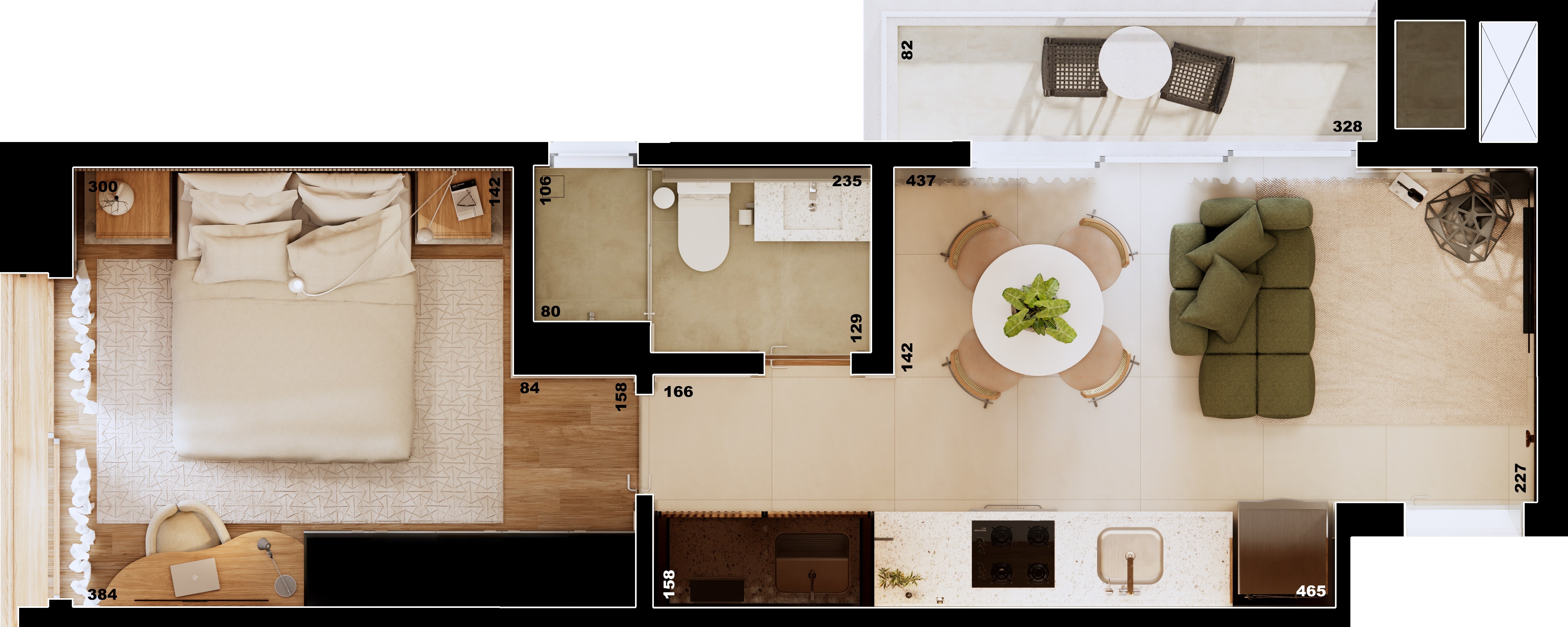 Apartamento, 1 quarto, 38 m² - Foto 8