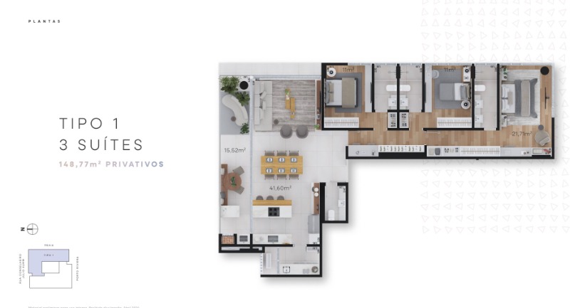 Apartamento, 4 quartos, 145 m² - Foto 14