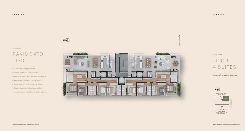 Apartamento, 4 quartos, 209 m² - Foto 22