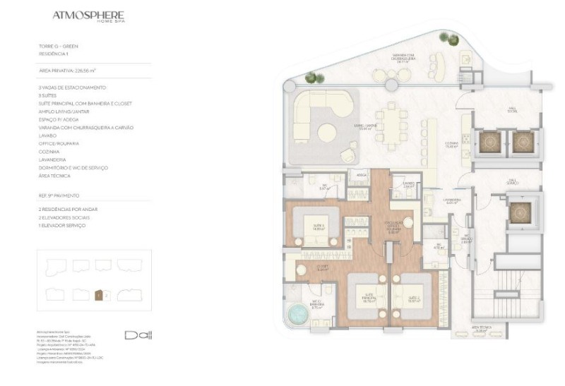 Apartamento, 3 quartos, 226 m² - Foto 36