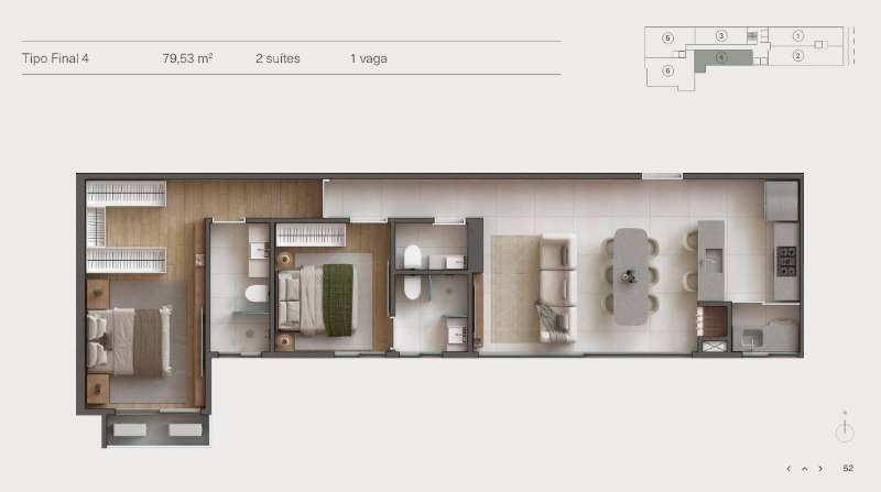 Apartamento, 3 quartos, 129 m² - Foto 15