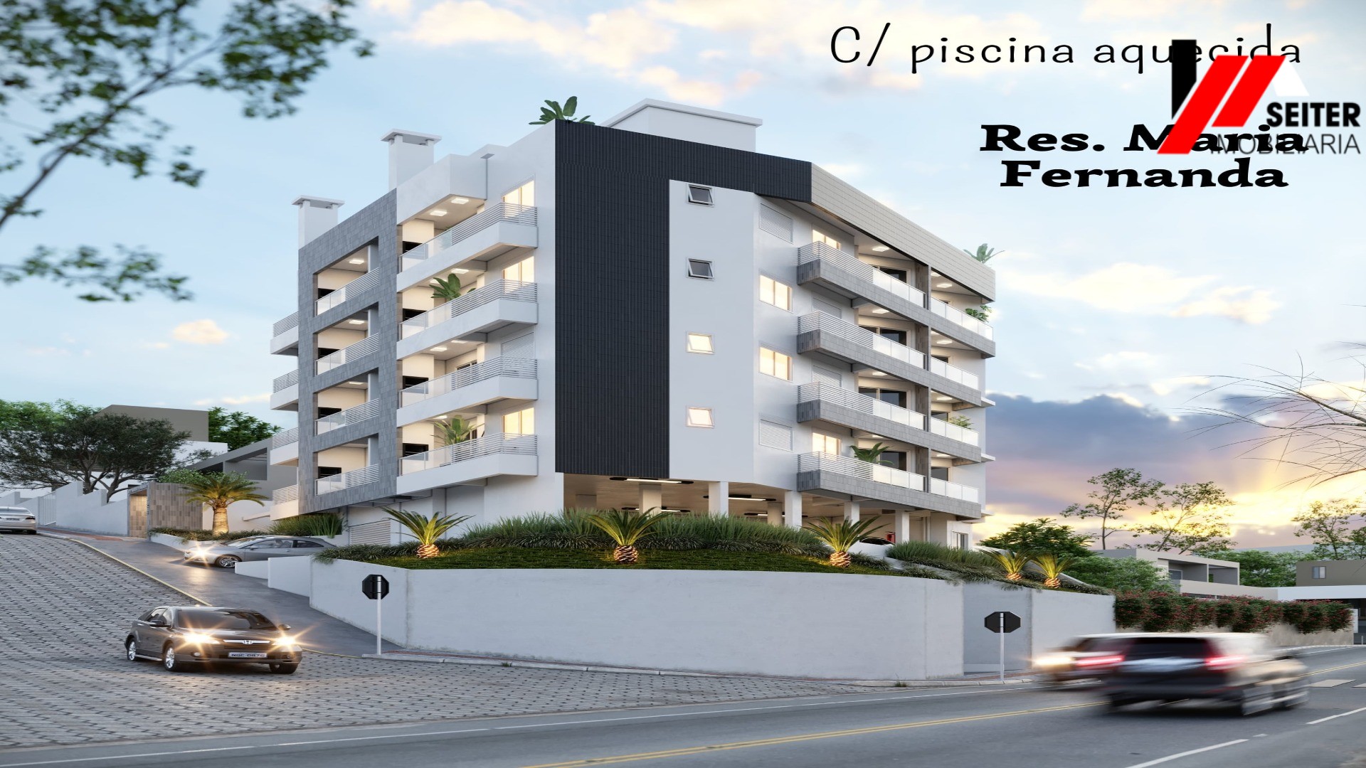 Apartamento a venda com 2 dormitórios sendo 1 suite de 59 metros no bairro Itacorubi