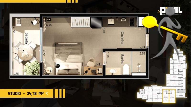 Apartamento, 2 quartos, 50 m² - Foto 24