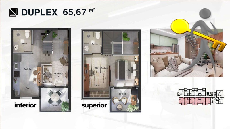 Apartamento, 1 quarto, 50 m² - Foto 23
