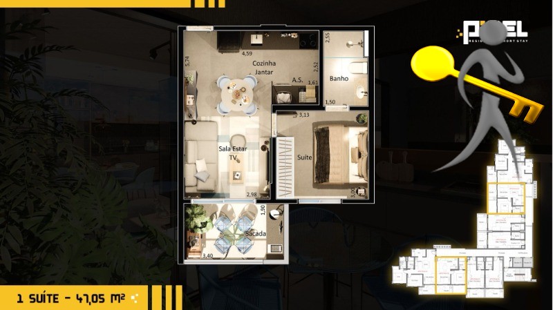 Apartamento, 2 quartos, 50 m² - Foto 28