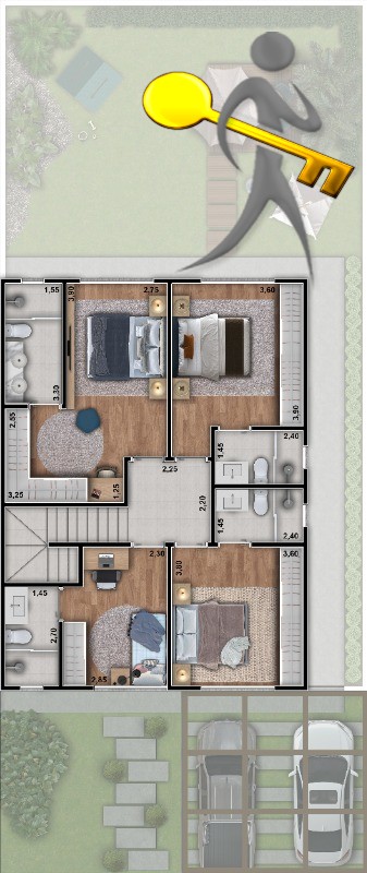 Casa, 4 quartos - Foto 21