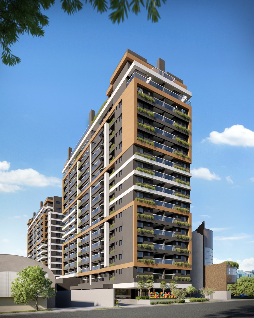 Apartamento residencial croma no bigorrilho- 68,26m² com 02 