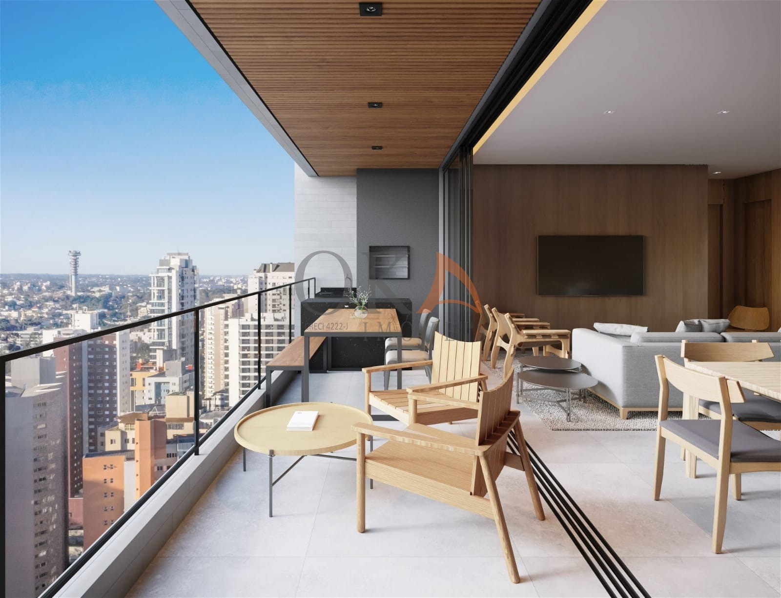 Lançamento Varanda Barigui- Apartamento 169,7m² com 03 suítes no Bigorrilho a venda.
