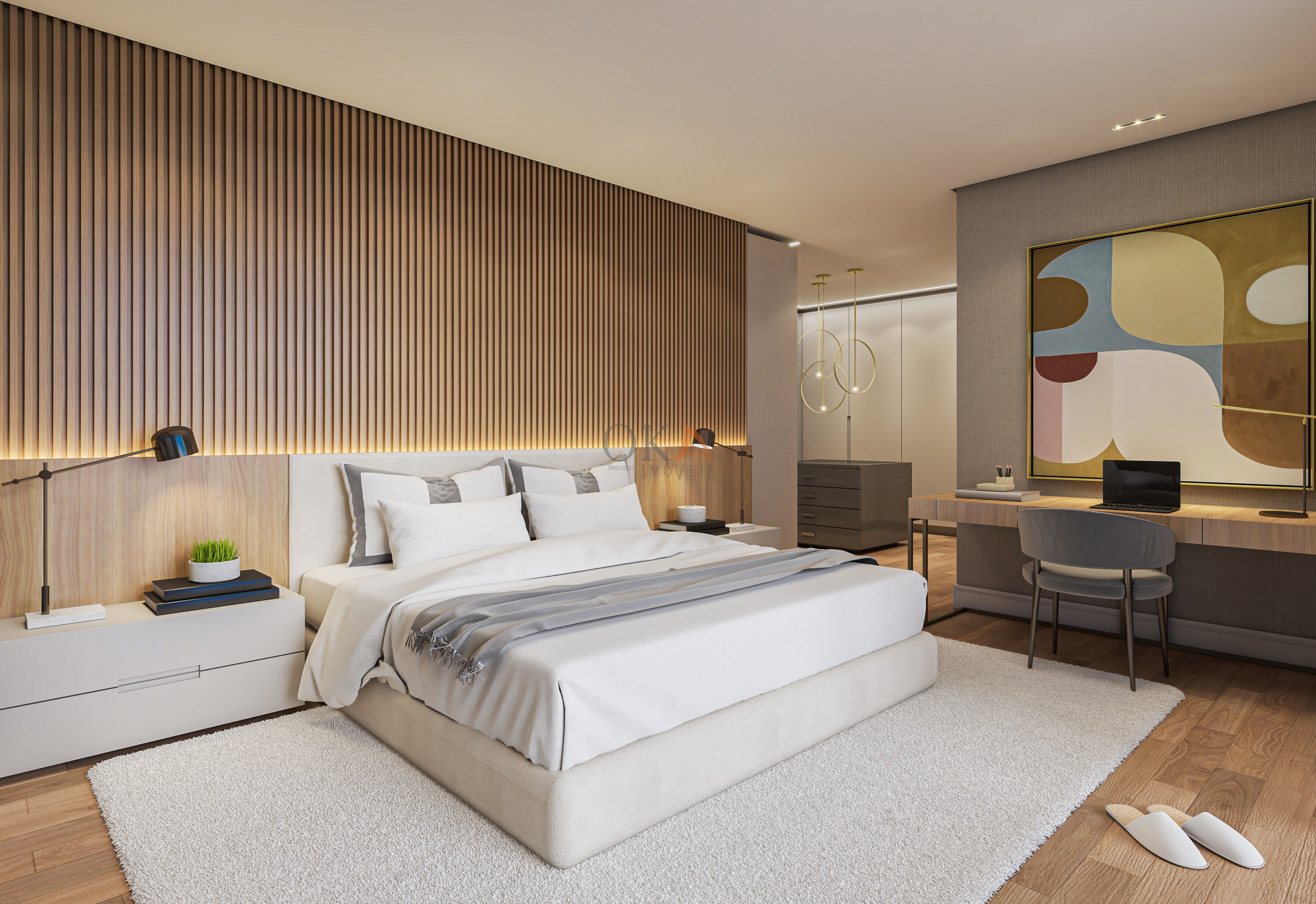 Reserva colina- apartamento garden com 282,68m² em frente ao