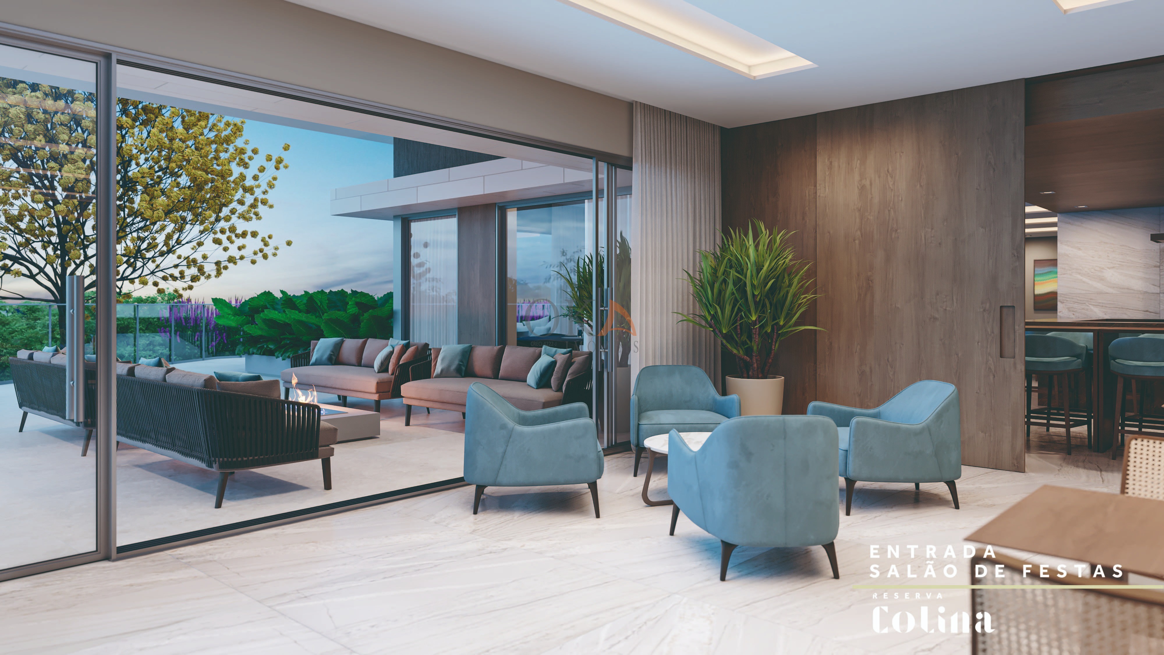 Reserva colina- apartamento cobertura com 380,95m² em frente