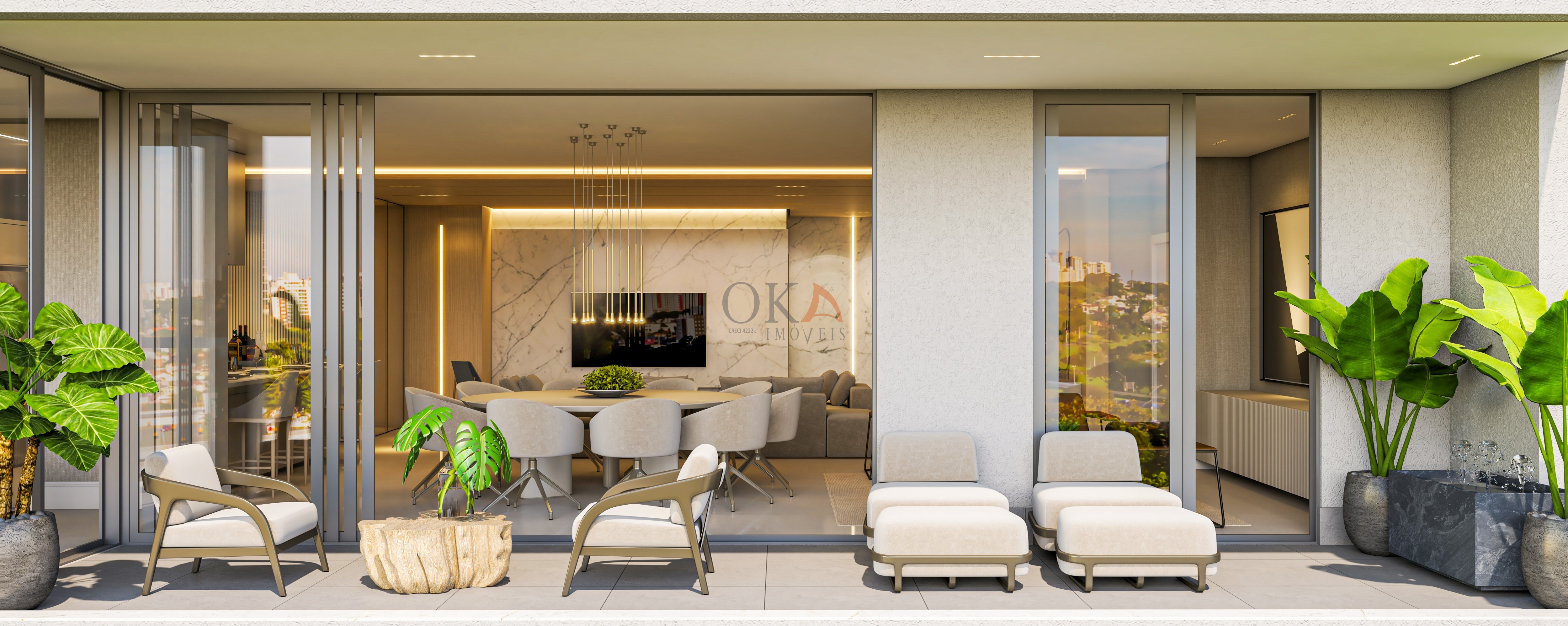 Reserva colina- apartamento cobertura com 380,95m² em frente