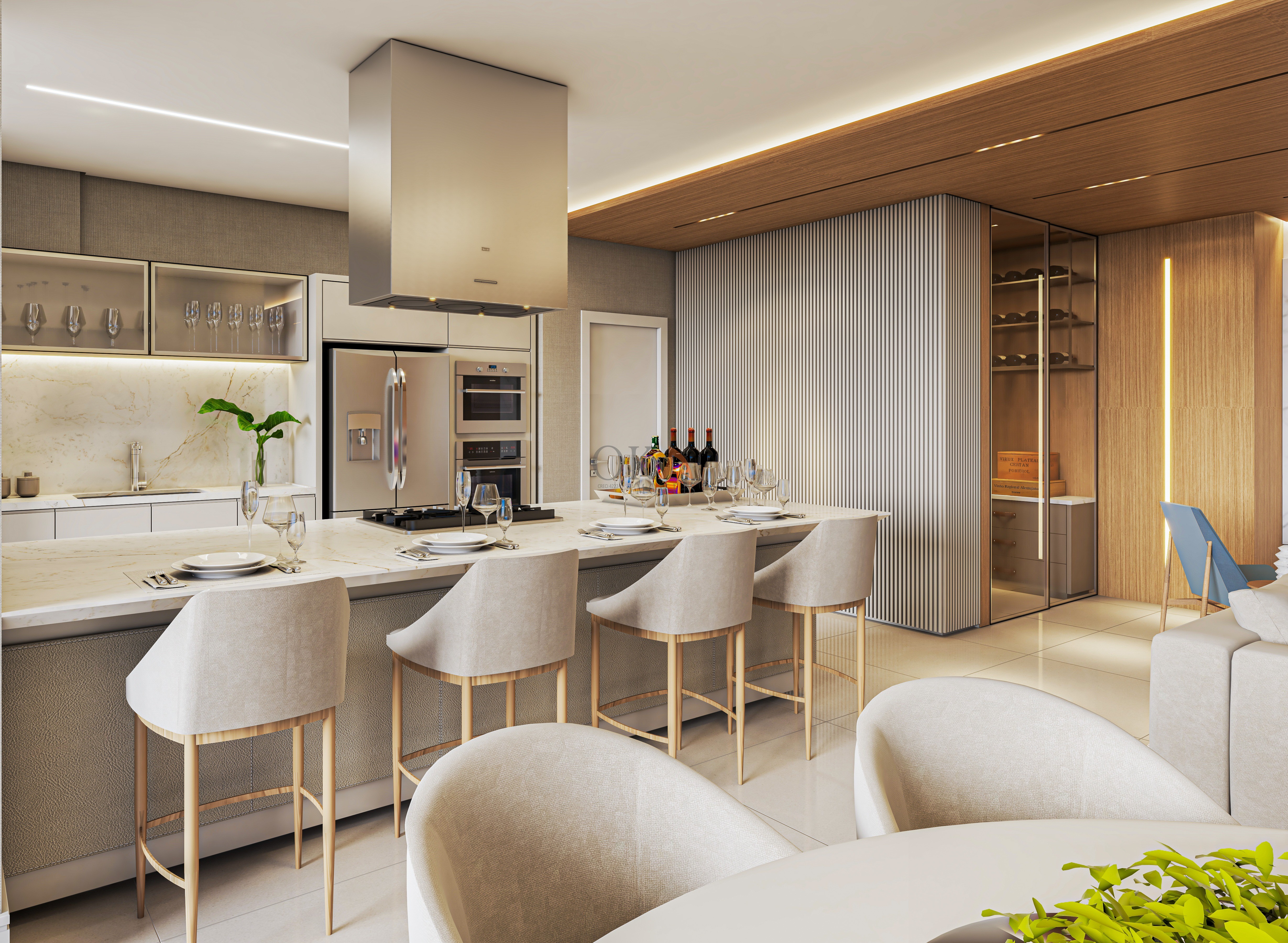 Reserva colina- apartamento cobertura com 380,95m² em frente