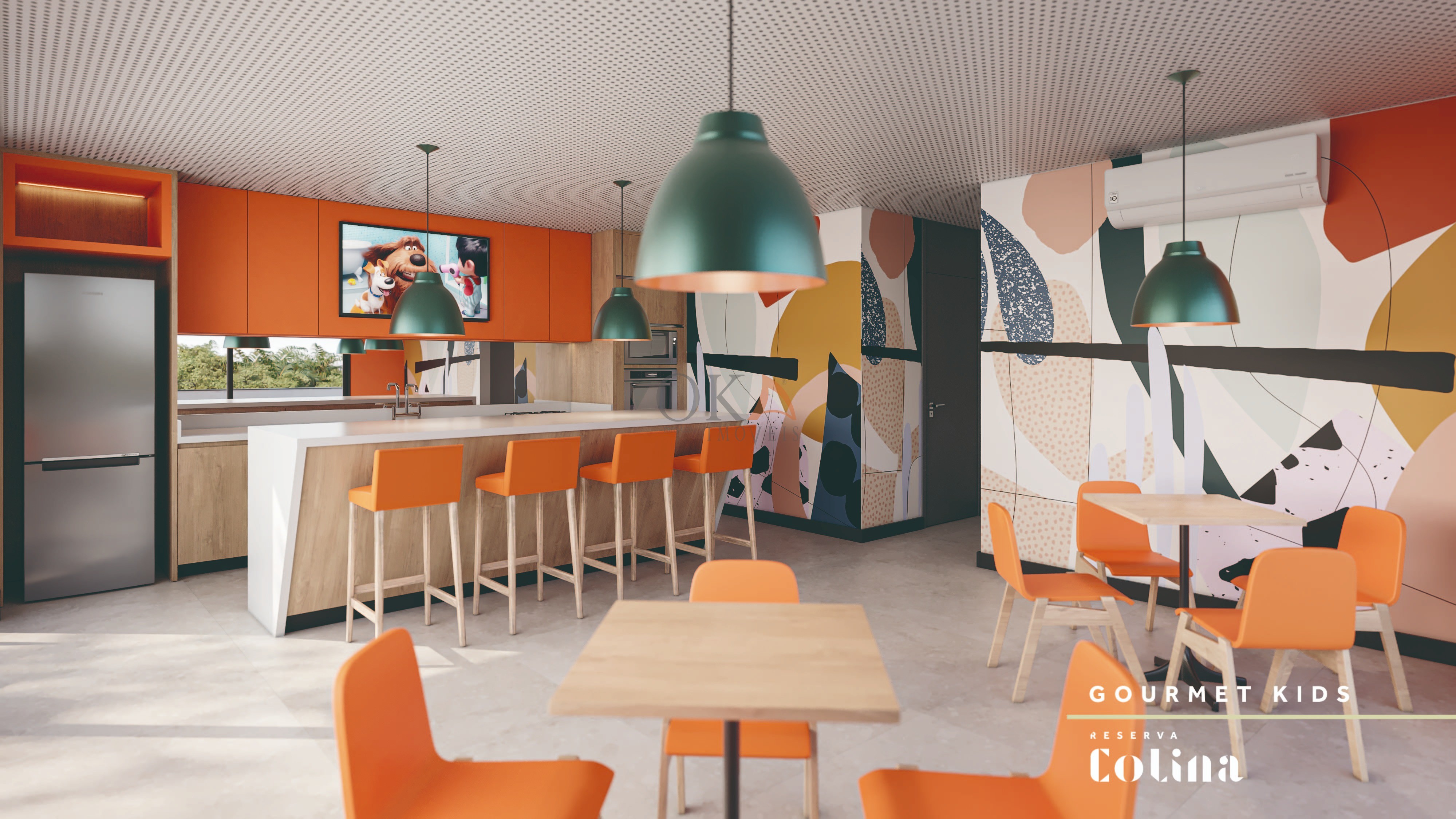 Reserva colina- apartamento com 197,33m² em frente ao parque